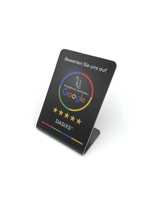 Google Bewertung Aufsteller mit NFC M
