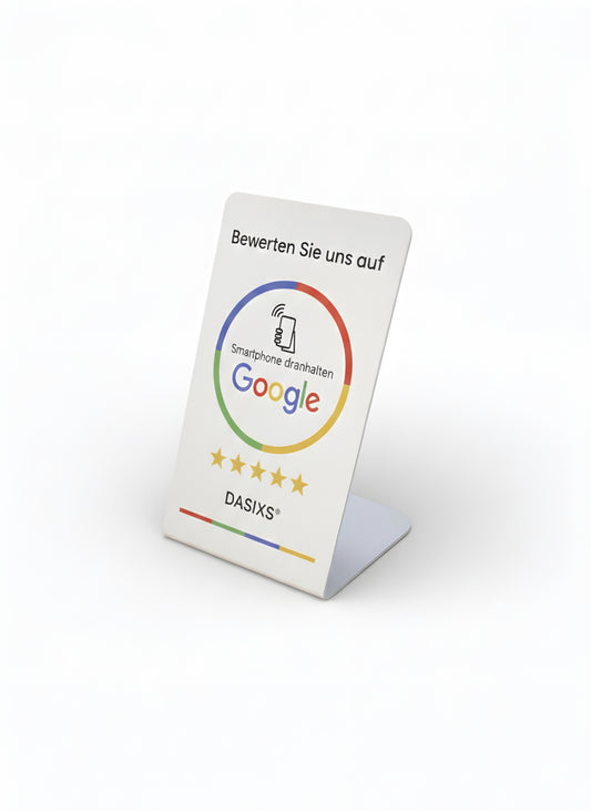 Google Bewertung Aufsteller mit NFC XL